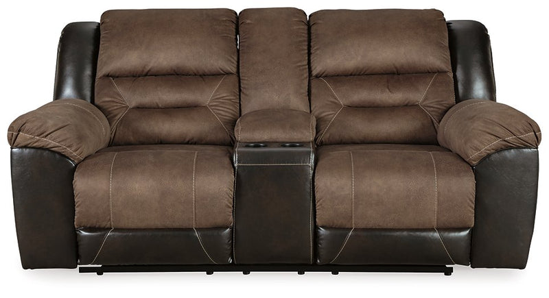 Earhart Reclining Loveseat with Console image