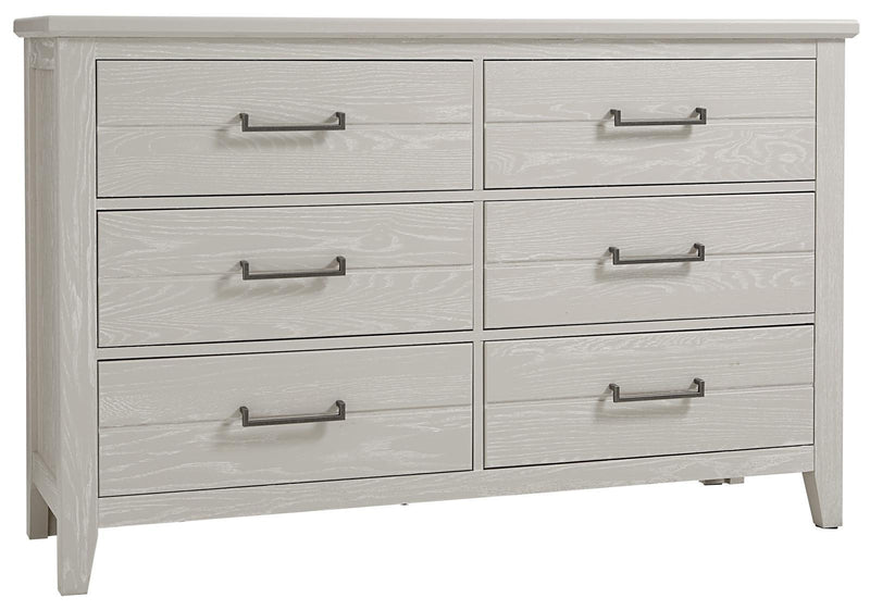 Vaughan-Bassett Passageways Oyster Grey 6 Drawer Dresser in Grey image