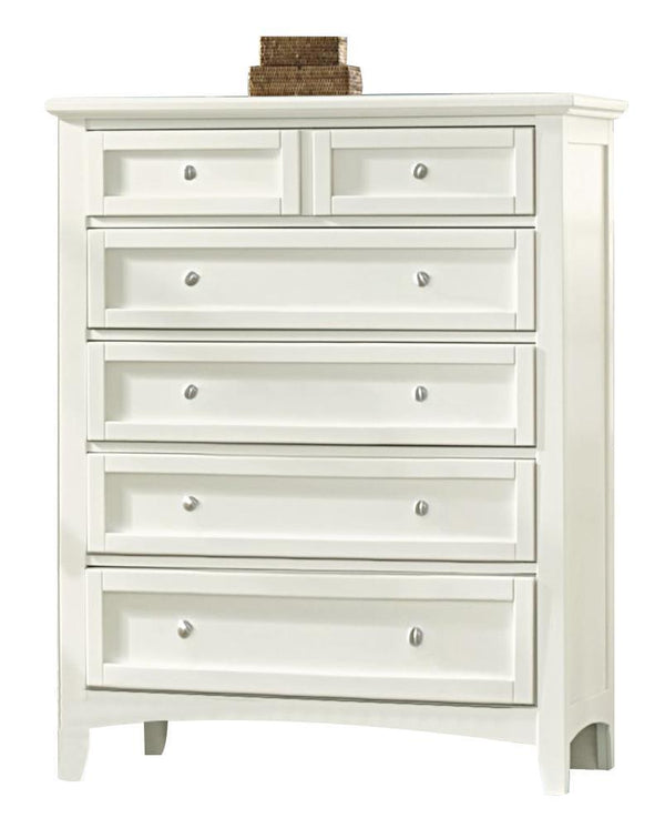 Vaughan-Basset Bonanza 5-Drawer Chest in White image