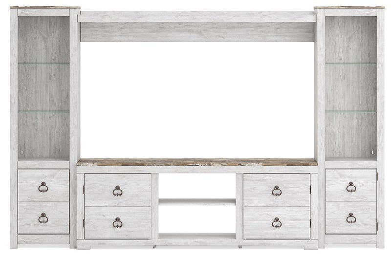 Willowton 4-Piece Entertainment Center