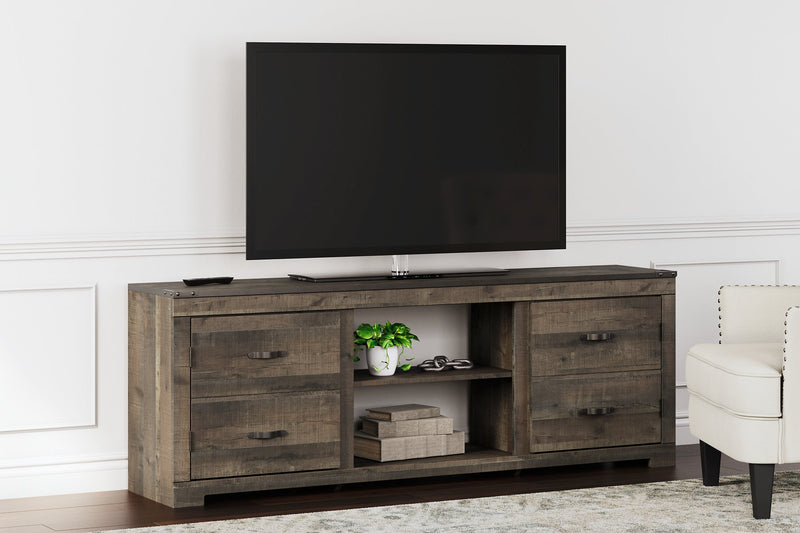 Trinell 4-Piece Entertainment Center with Electric Fireplace